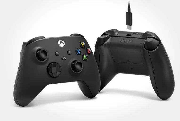 Gamepad, Controller, Xbox, Kabelgebunden, Schwarz