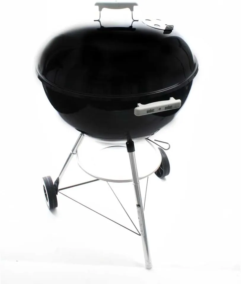 Holzkohlegrill, Kugelgrill, Grill ohne Gas, Deckel, drei Beine