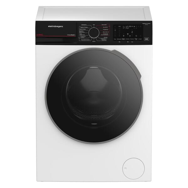 Waschmaschine, Frontlader, weiß, Bedienfeld, Trommel