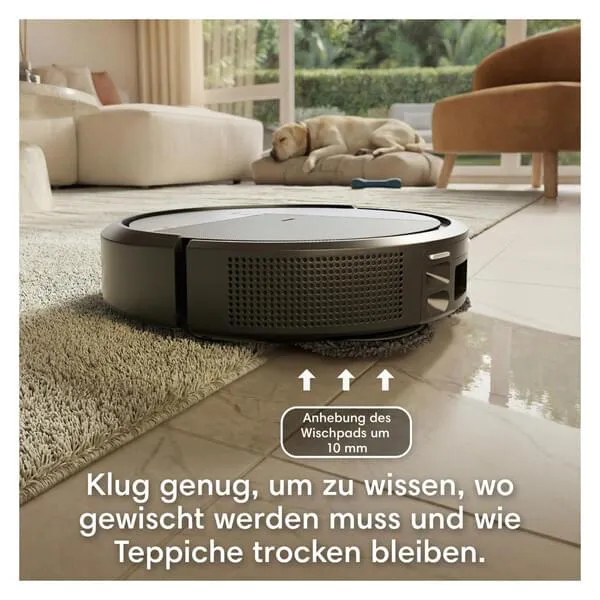 Roboter-Staubsauger, Elektrischer Staubsauger, runder Form, Haushaltsgerät, Staubbehälter nicht sichtbar