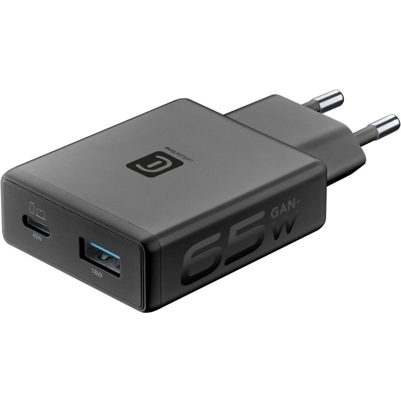 Ladegerät, USB-C, USB-A, 65W, GaN+