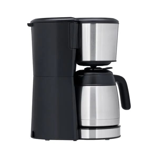 Kaffeemaschine, Filterkaffeemaschine, elektrisch, Edelstahl, schwarz