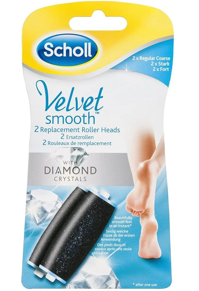 Velvet, gloss, Ersatzaufsätze, Diamantkristalle, Fußpflege