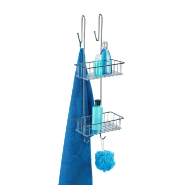 22213100 Edelstahl Dusch-Caddy 2 Etagen Aldo