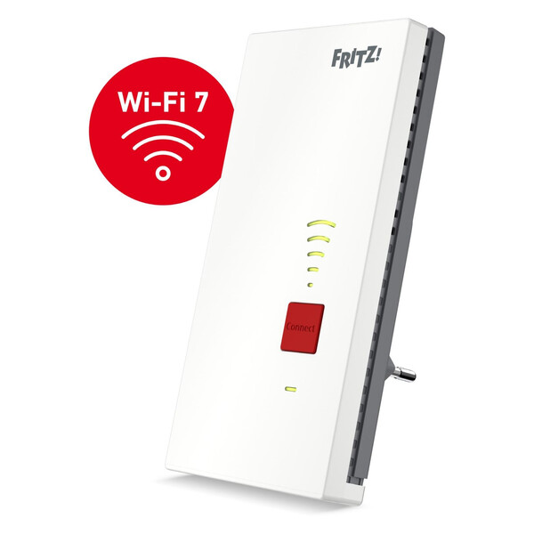 Wi-Fi 7, Router, Wandmontage, weiße, roter Knopf