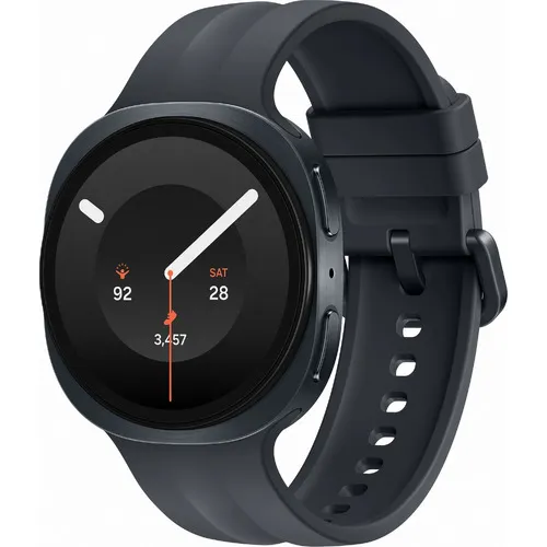Smartwatch, Uhr, Fitness, Silikonarmband, rundes Zifferblatt