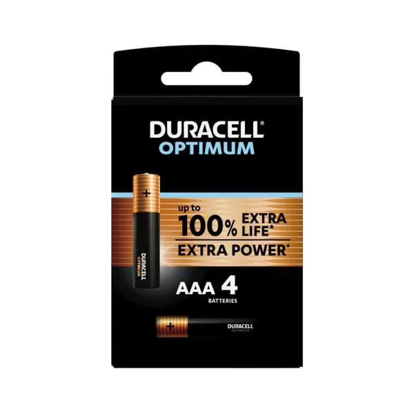 Duracell Optimum AAA MN2400/LR3 4er Batterie