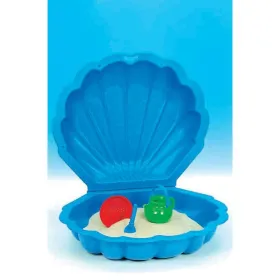 Muschel, Blau, Sandform, Schale, Schnecke?
