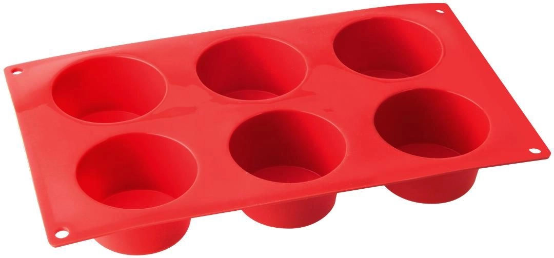 Dr. Oetker Flexxible Love Silikon-Muffinform 6er PLatinsilikon