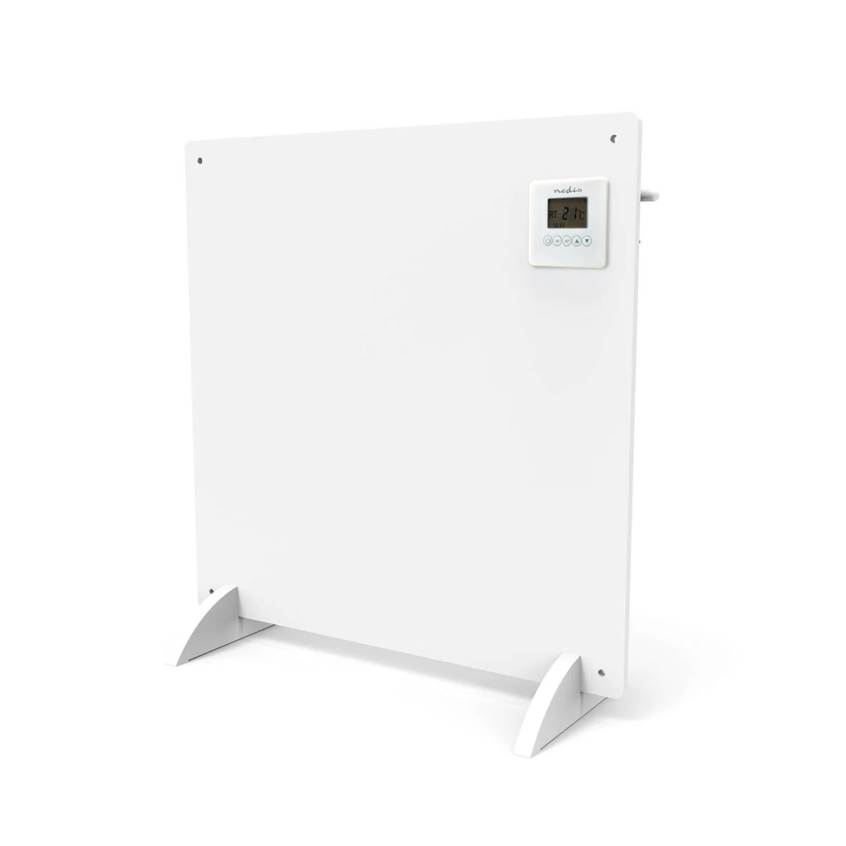Flächenheizung, Elektroheizung, weiß, digitaler Thermostat, Standgerät