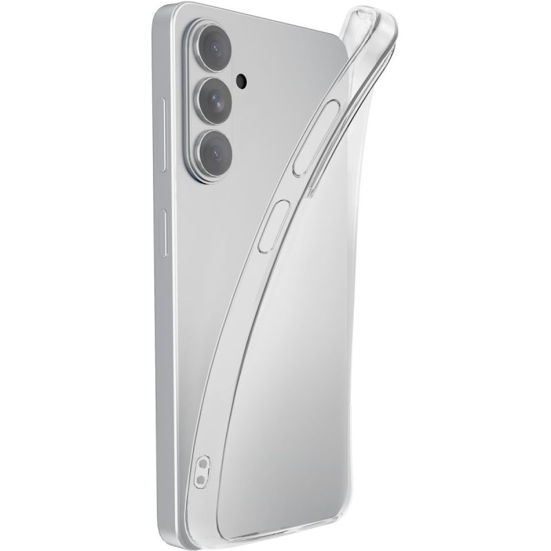 Smartphone, Kamera-Modul, Dreifachkamera, transparentes Case, Silber