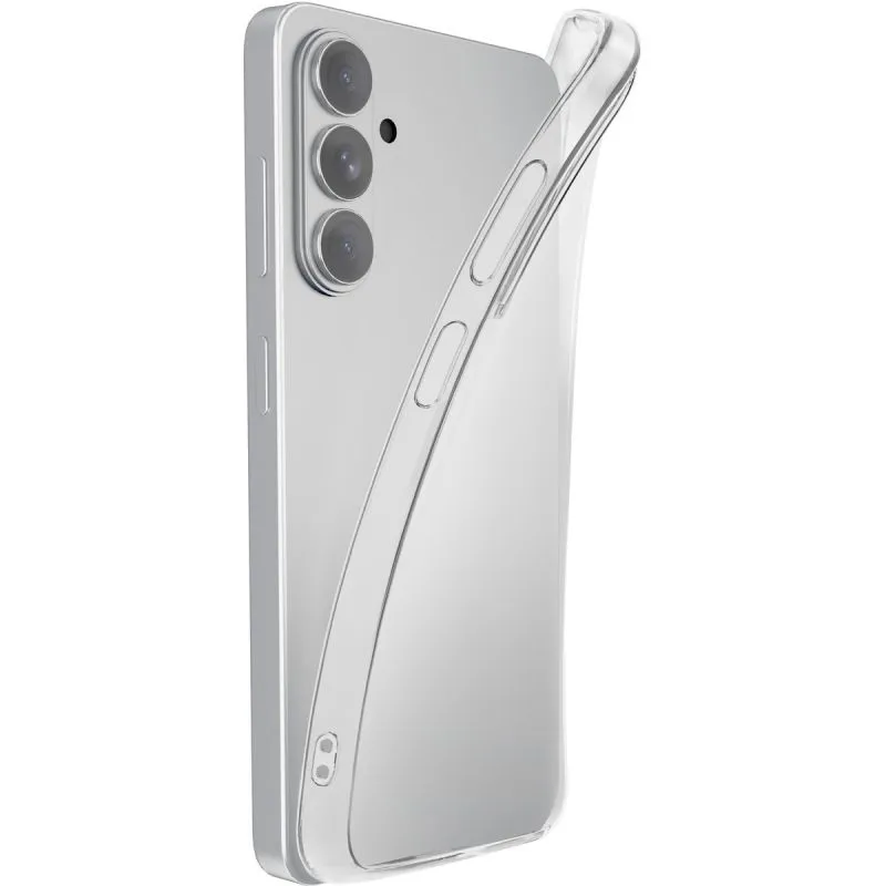 Smartphone, Kamera-Modul, Dreifachkamera, transparentes Case, Silber