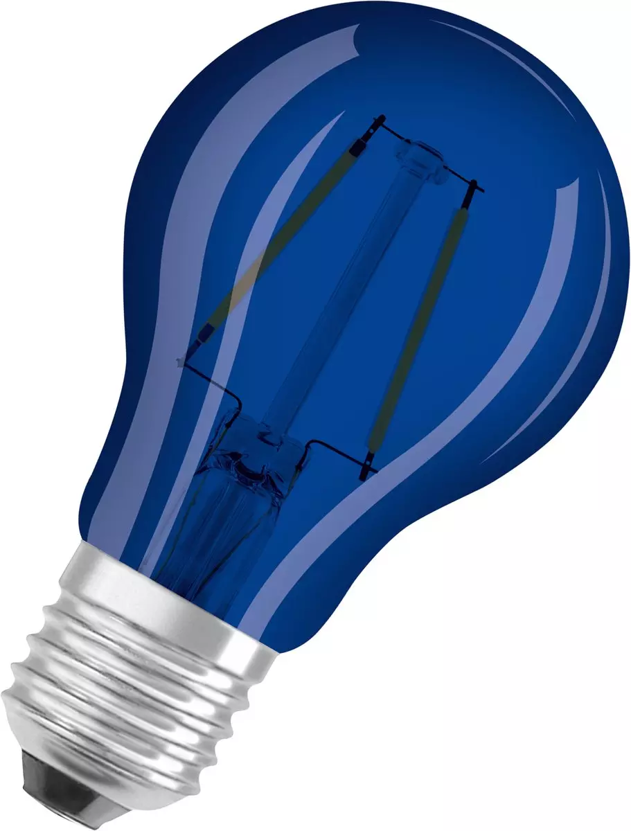 Led Lampe STAR DECO CLA. A14 blau