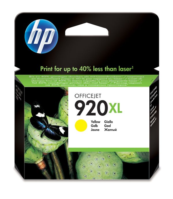 HP Tintenpatrone  920XL, yellow