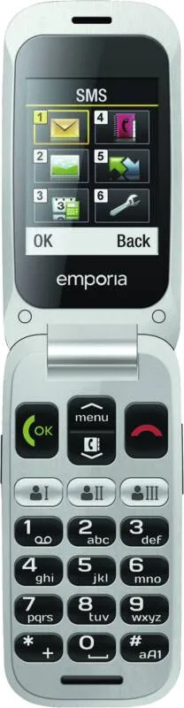 Emporia ONE V200.v3.sg.01 Frei für alle Netze, grey/silber