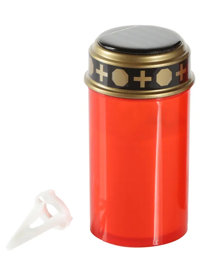 S-10777  LED-Solar  Grablampe Dorn Spina Red