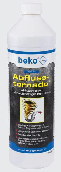 Abflussreiniger, Konzentrate, Chemikalie, Flasche, Beko