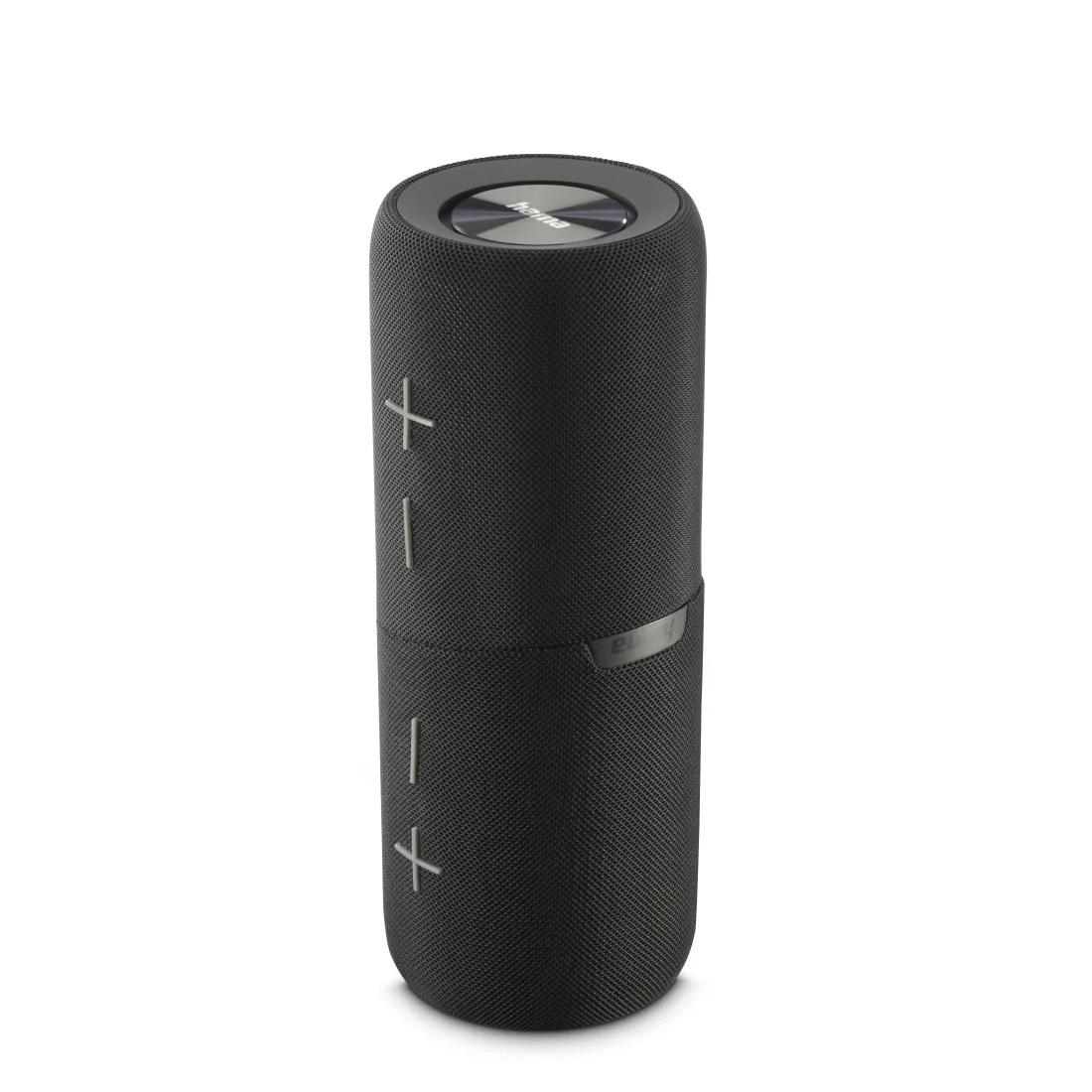 Lautsprecher, tragbar, Bluetooth, schwarz, zylindrisch