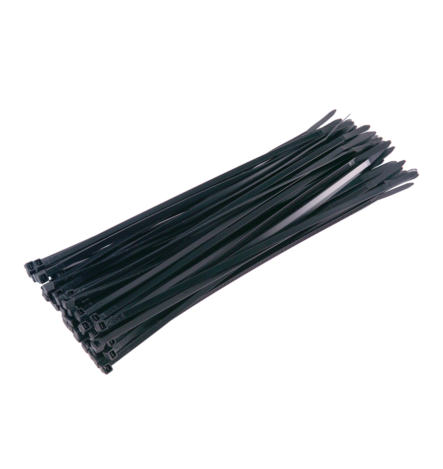 138-50L Kabelbinder 7.6x450 mm, SB 50 Stk., Schwarz, UV-stabil.