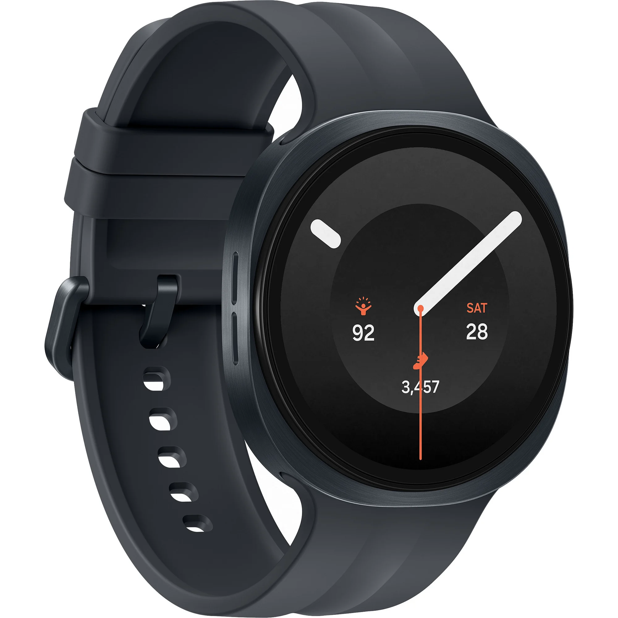 Smartwatch, Uhr, Digitalanzeige, Siliconeband, runder Zifferblatt