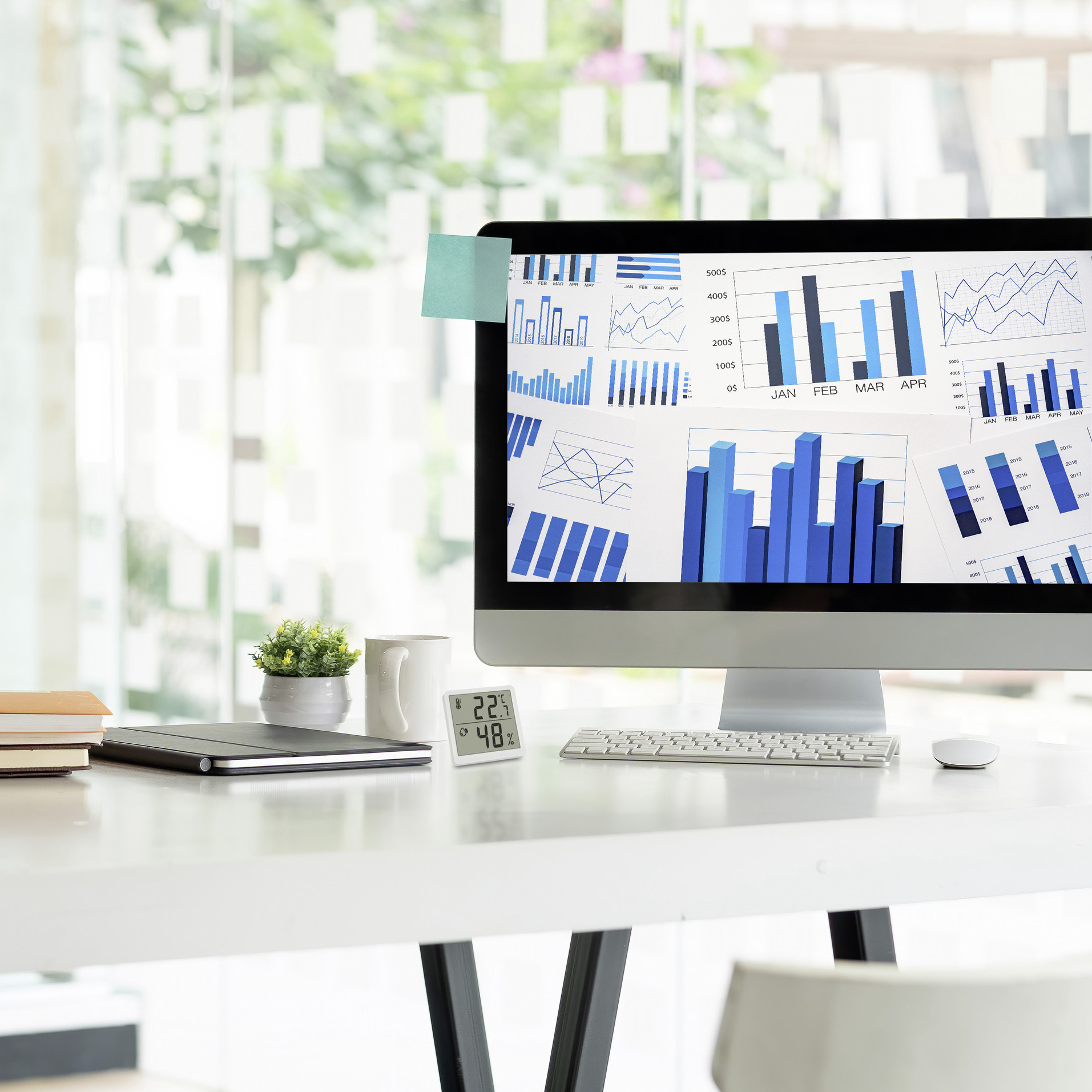 Moebel, Tabelle, Computer-Tastatur, Schreibtisch, Überwachen