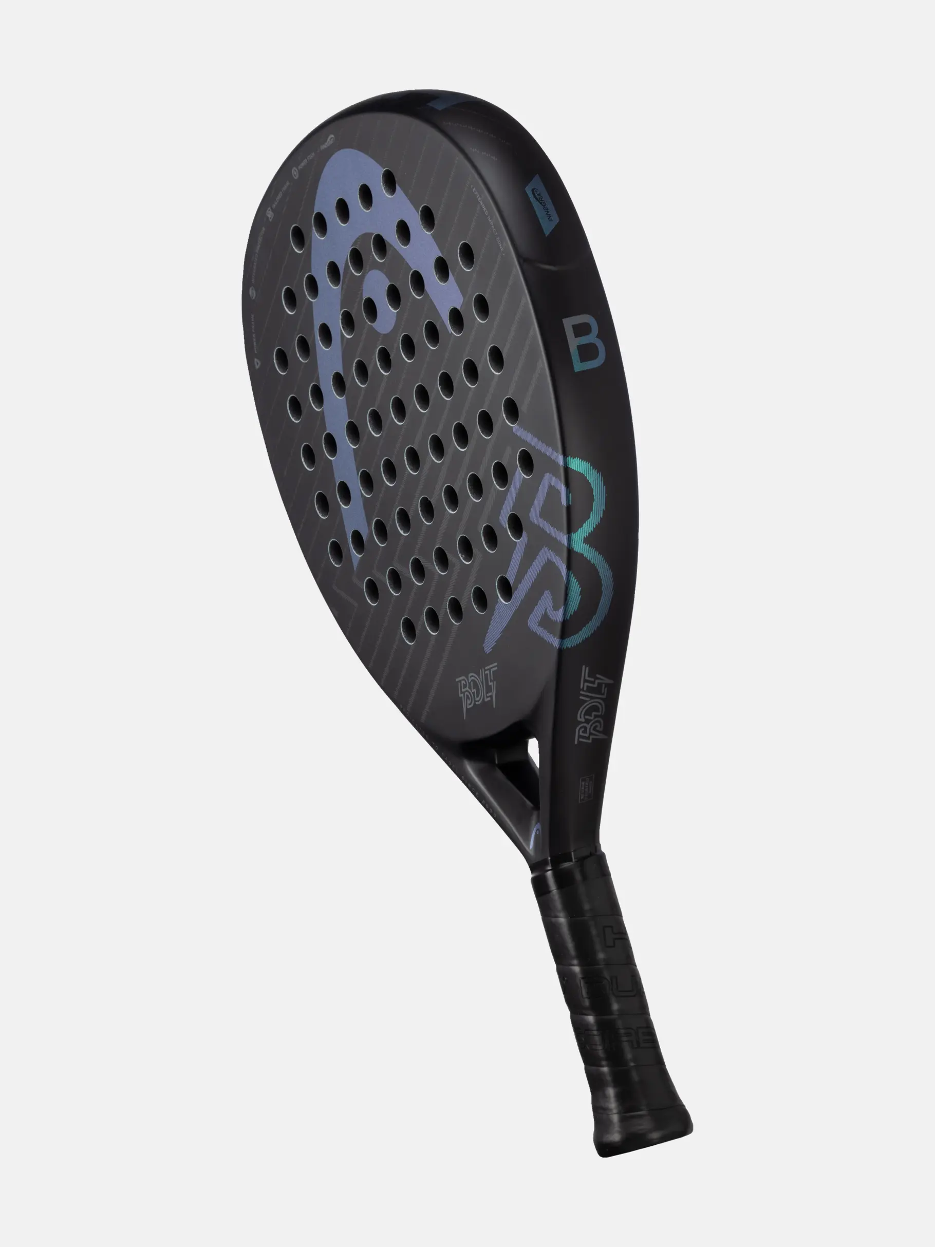 Schläger, Paddleball, Lochmuster, Lackierte Oberfläche, Perforierte Gesichtsfläche
