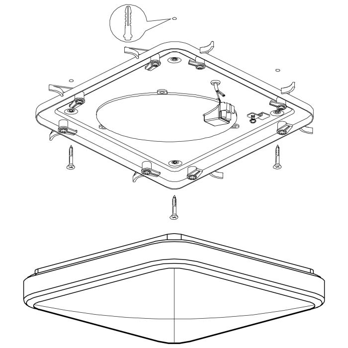E-96229 Manilva1 Eglo Badezimmerleuchte