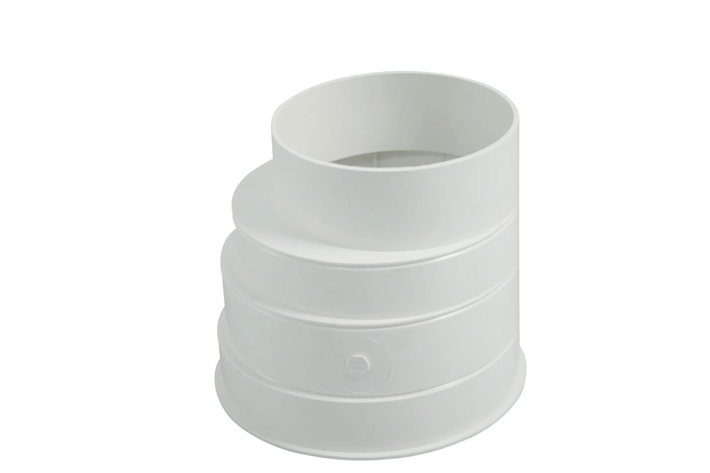 Reduktion 125/100mm Kunststoff, weiß Länge 120 mm