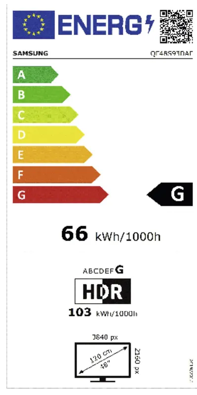 Samsung OLED TV QE48S93DAEXXN