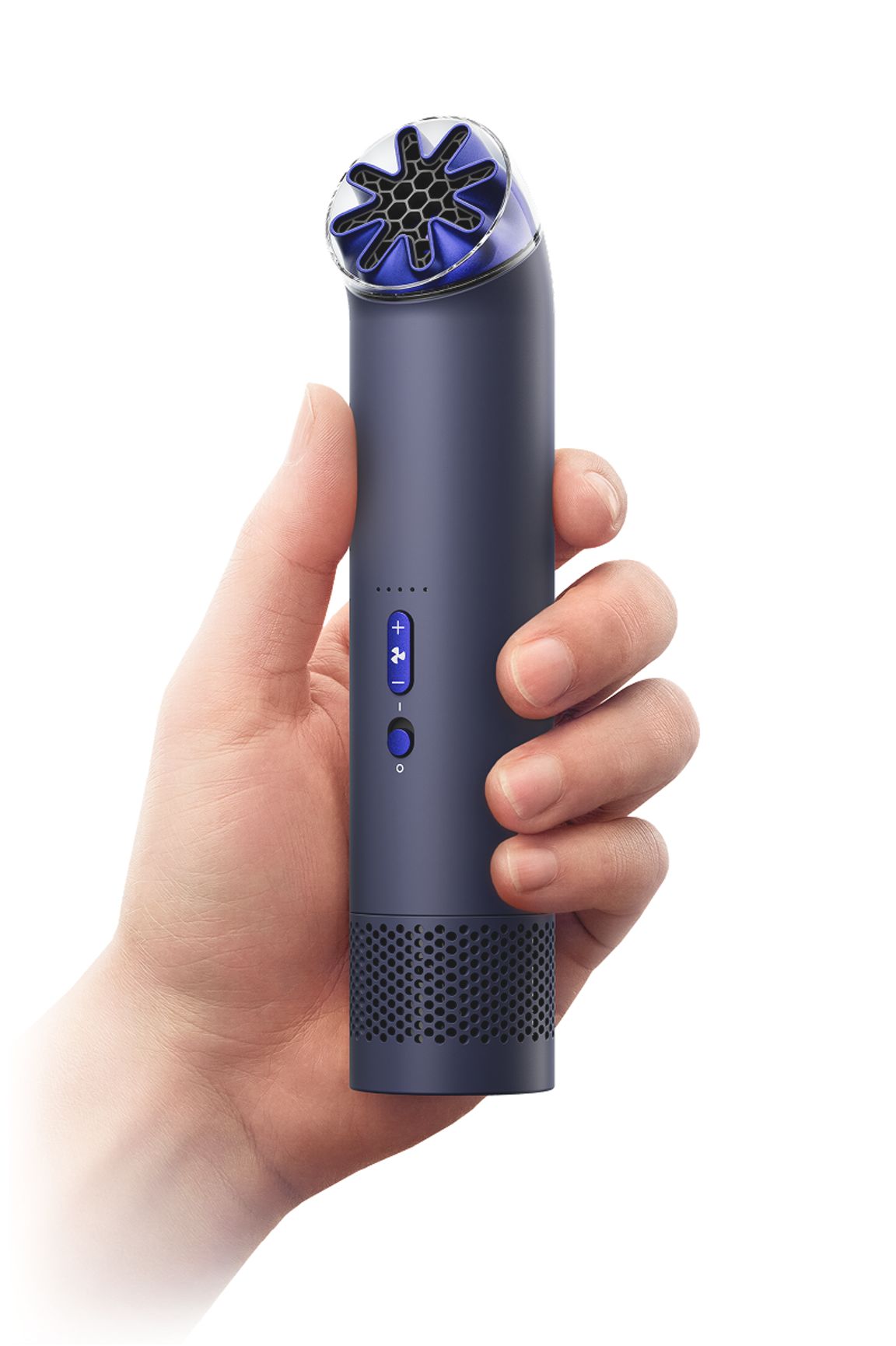 Handgerät, drehkopf, Föhne?, blau, kompakt