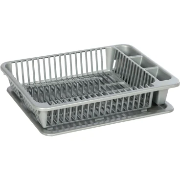T-10335550 Geschirrtrockenkorb, silber
