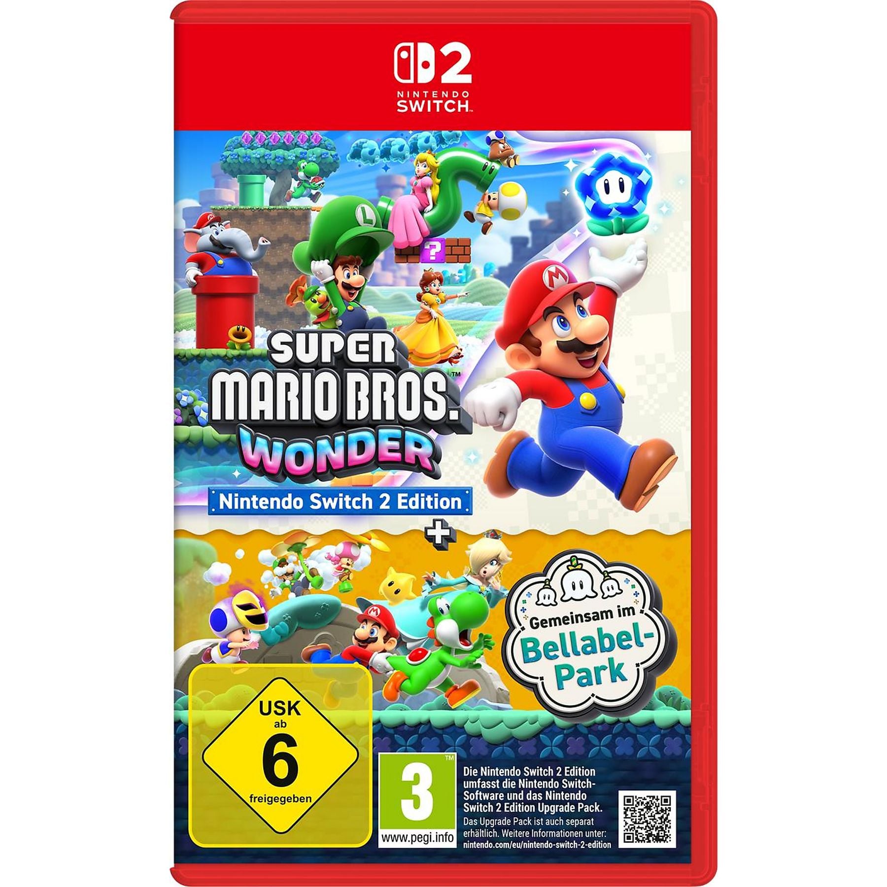Nintendo Switch-Spiel, Super Mario Bros Wonder, Video-Spiel, Plattformspiel, Mehrspieler