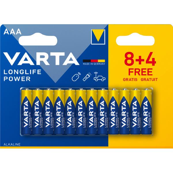 Varta Longlife Power  AAA 12er Blister