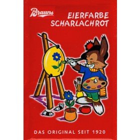 Brauns Eierfarbe  Scharlach 2g