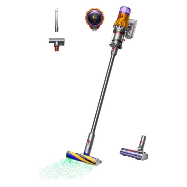 Dyson V12 Detect Slim Absolute Nickel Satin Gelb 494876-01