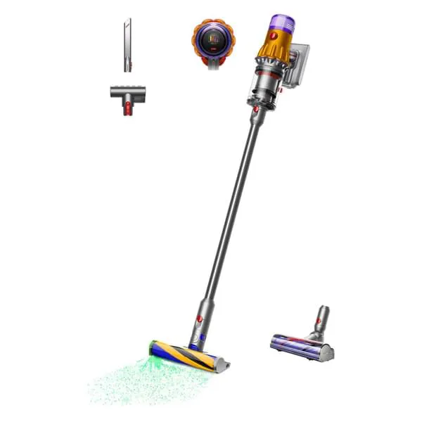Dyson V12 Detect Slim Absolute Nickel Satin Gelb 494876-01