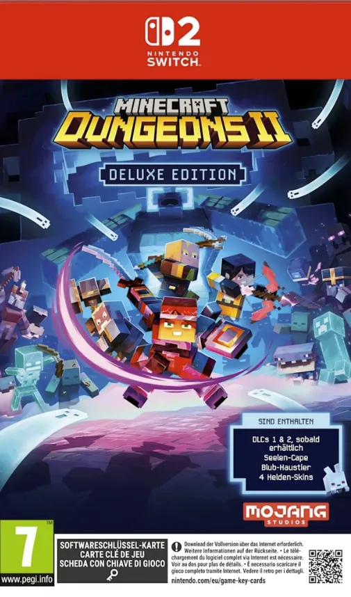 Minecraft, Dungeons II, Deluxe Edition, Nintendo Switch, Spieloberfläche