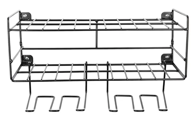 Küchenregal, Stovetop-Regal, Zweistöckiges Regal, Drahtregal, Abtropfregal
