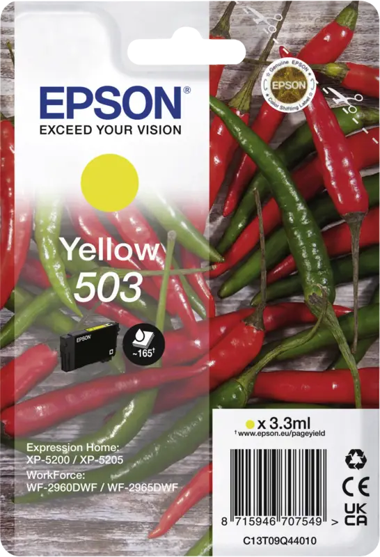 Epson Singlepack Ink Nr. 503 yell