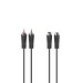 Hama 205095 Audio Verlängerungskabel 2 Cinch Stecker -  2 Cinch Kupp.
