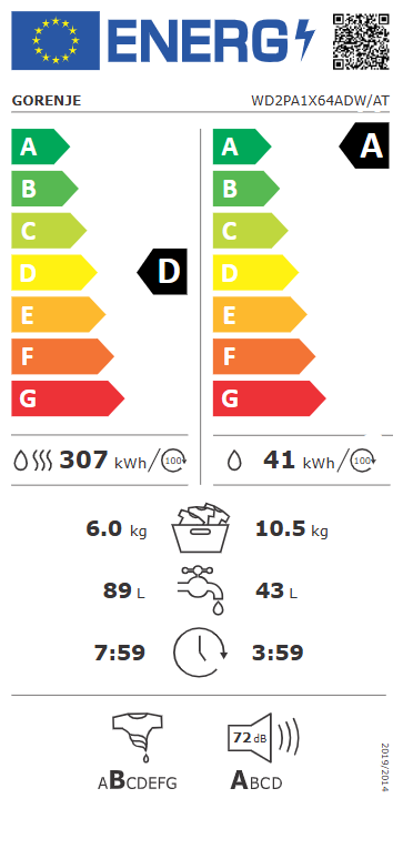 Kühlschrank, Energielabel D, elektrische Energie, Gewicht 6,0 kg, Kapazität 89 L