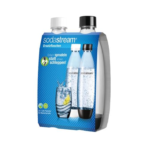 Soda-Club PET-Flaschen 1 Lit. Edelstahl