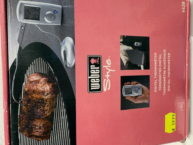 Grill, Braten, digitaler Thermometer, Fleisch, Verpackung