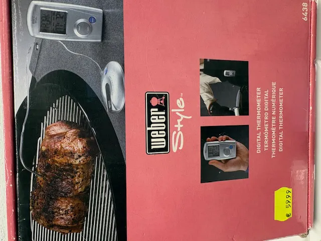 Grill, Braten, digitaler Thermometer, Fleisch, Verpackung